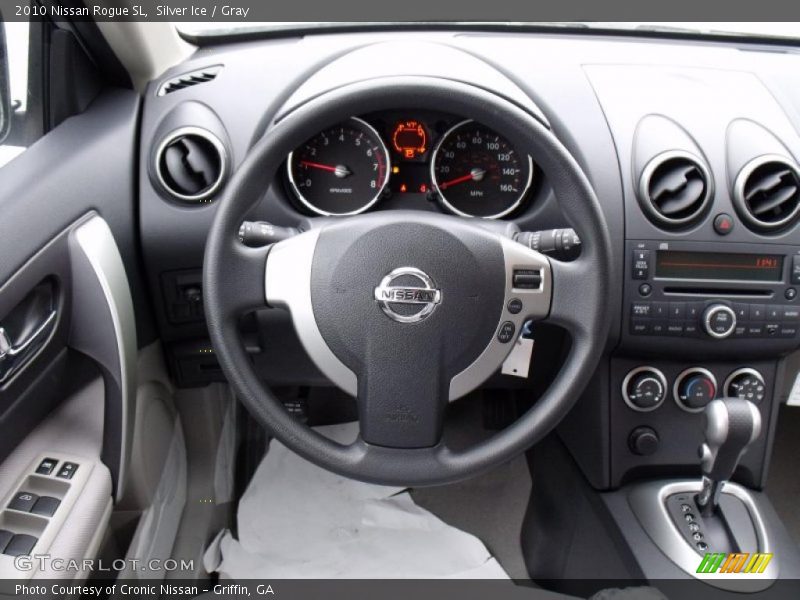 Silver Ice / Gray 2010 Nissan Rogue SL