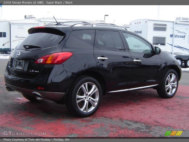 Super Black / Black 2009 Nissan Murano LE AWD