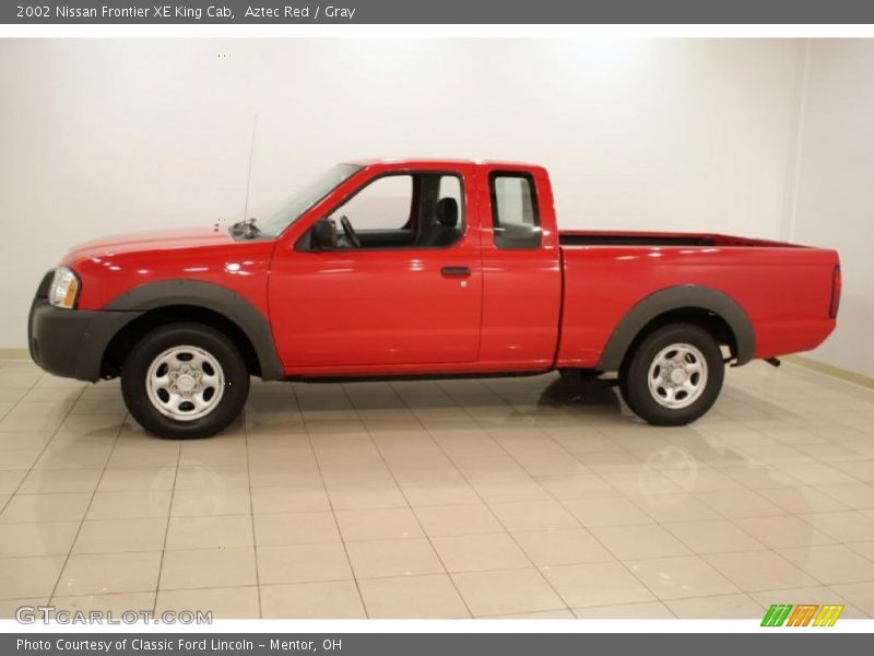 Aztec Red / Gray 2002 Nissan Frontier XE King Cab