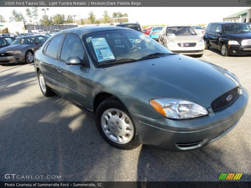 Light Tundra Metallic / Medium/Dark Pebble Beige 2006 Ford Taurus SEL