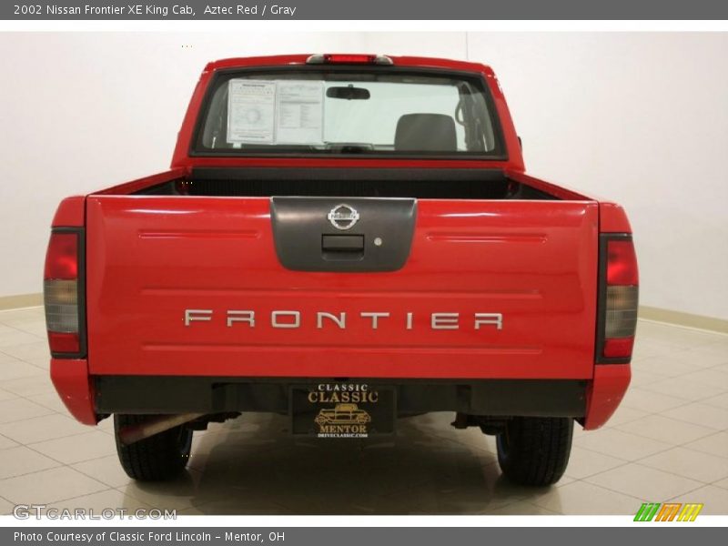 Aztec Red / Gray 2002 Nissan Frontier XE King Cab