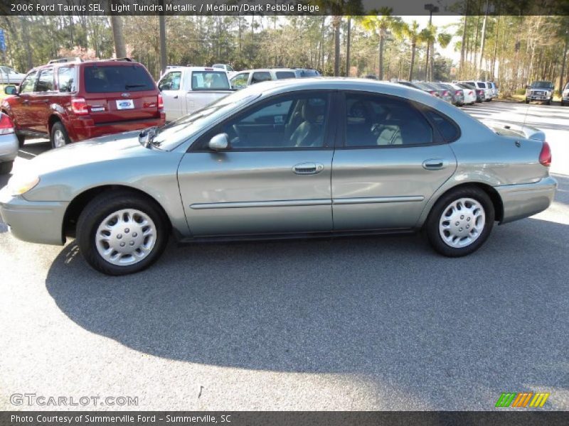 Light Tundra Metallic / Medium/Dark Pebble Beige 2006 Ford Taurus SEL