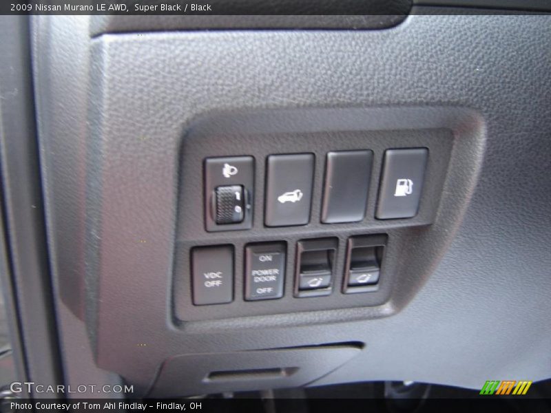 Super Black / Black 2009 Nissan Murano LE AWD