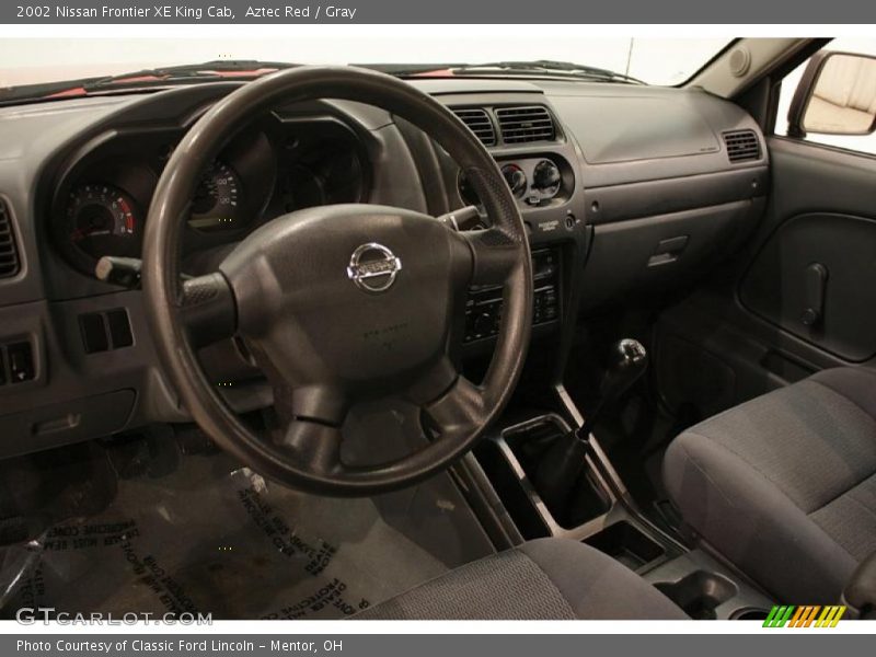 Aztec Red / Gray 2002 Nissan Frontier XE King Cab