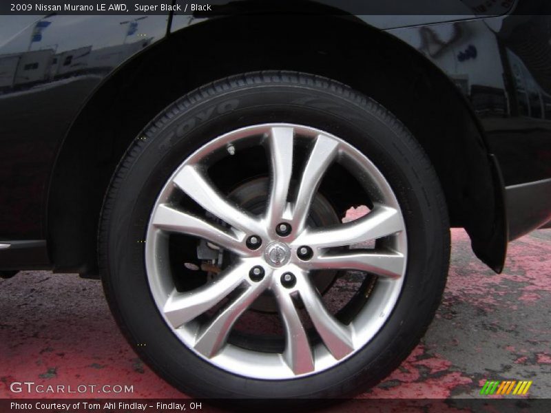 Super Black / Black 2009 Nissan Murano LE AWD