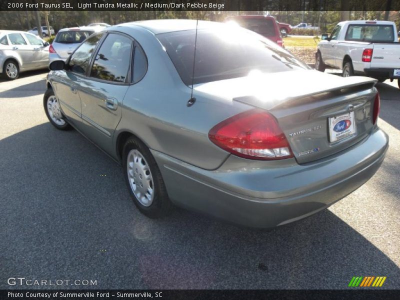 Light Tundra Metallic / Medium/Dark Pebble Beige 2006 Ford Taurus SEL