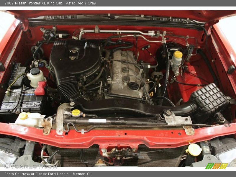 Aztec Red / Gray 2002 Nissan Frontier XE King Cab