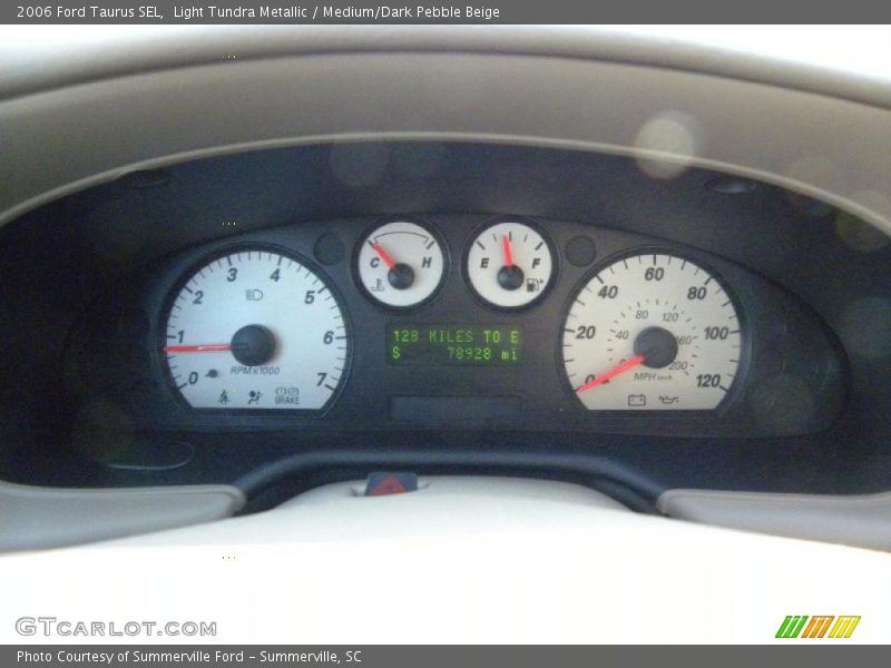 Light Tundra Metallic / Medium/Dark Pebble Beige 2006 Ford Taurus SEL