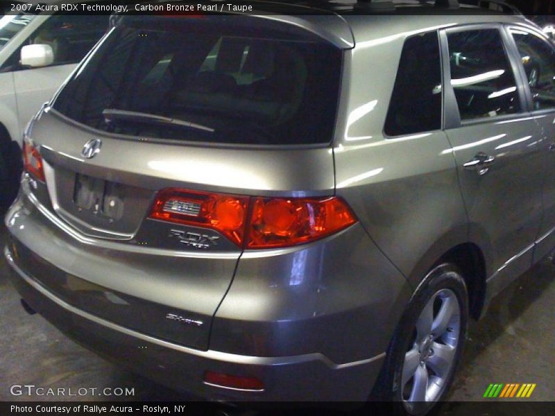 Carbon Bronze Pearl / Taupe 2007 Acura RDX Technology