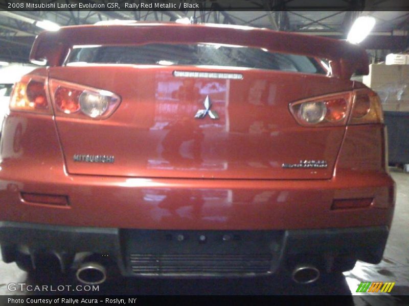 Rally Red Metallic / Black 2008 Mitsubishi Lancer Evolution GSR
