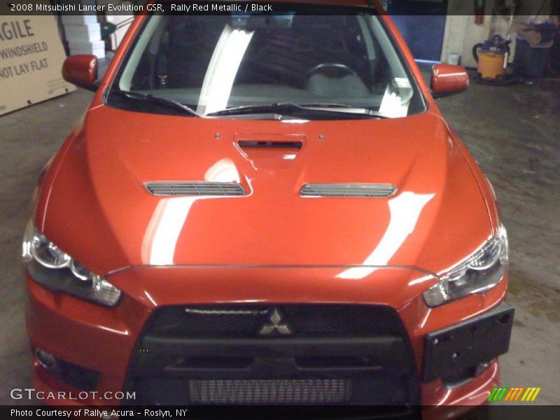 Rally Red Metallic / Black 2008 Mitsubishi Lancer Evolution GSR