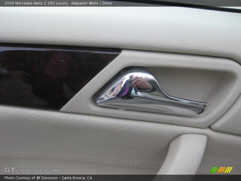 Alabaster White / Stone 2006 Mercedes-Benz C 280 Luxury