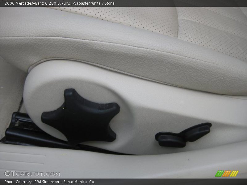Alabaster White / Stone 2006 Mercedes-Benz C 280 Luxury