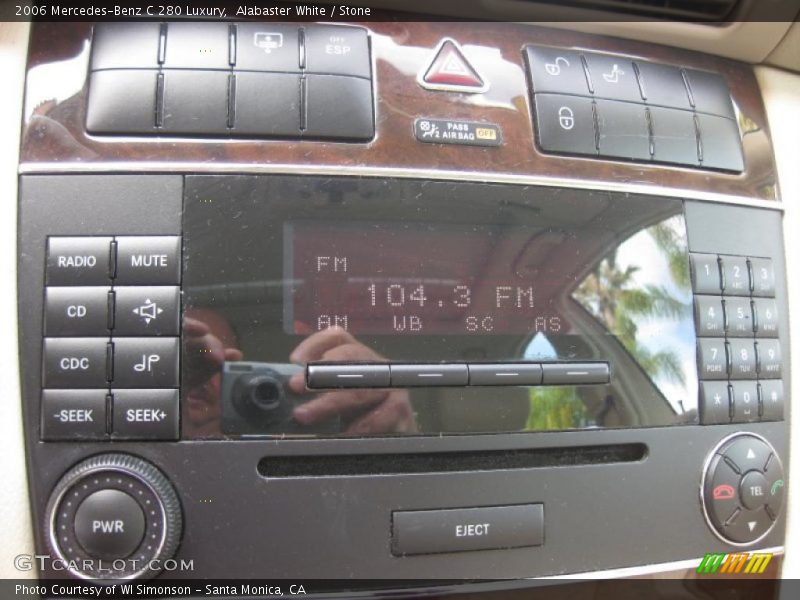 Alabaster White / Stone 2006 Mercedes-Benz C 280 Luxury