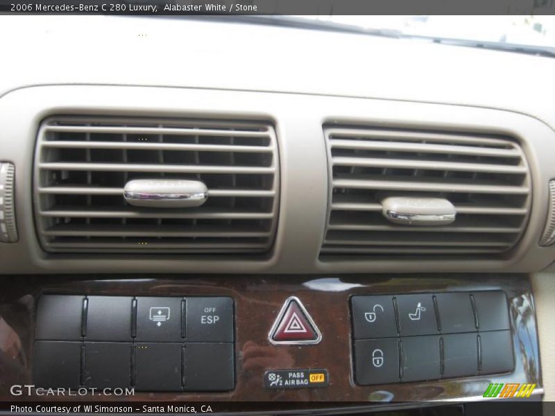 Alabaster White / Stone 2006 Mercedes-Benz C 280 Luxury