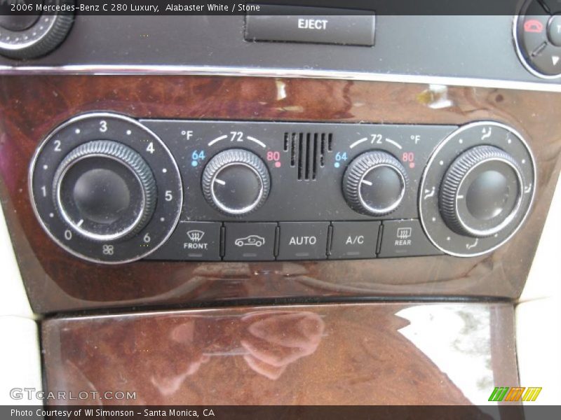 Alabaster White / Stone 2006 Mercedes-Benz C 280 Luxury