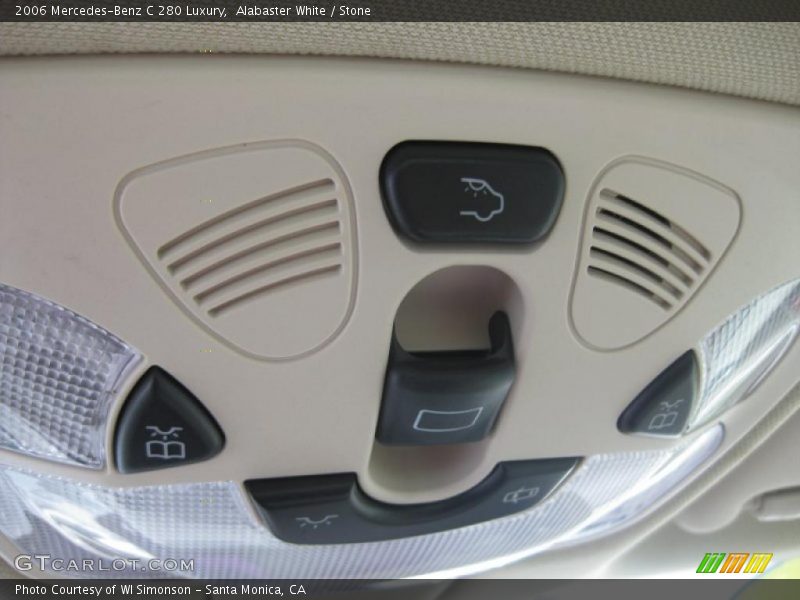 Alabaster White / Stone 2006 Mercedes-Benz C 280 Luxury