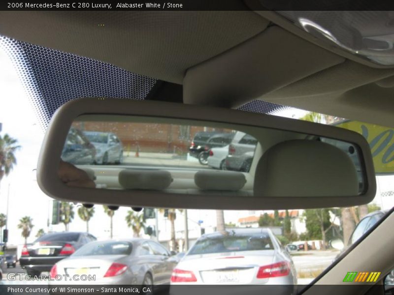 Alabaster White / Stone 2006 Mercedes-Benz C 280 Luxury