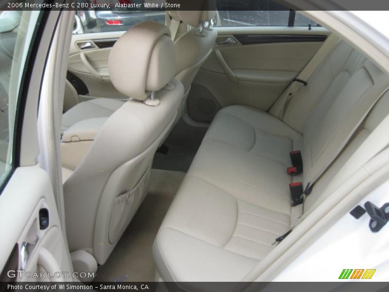 Alabaster White / Stone 2006 Mercedes-Benz C 280 Luxury