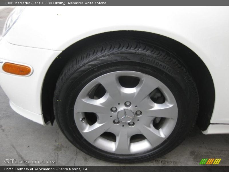 Alabaster White / Stone 2006 Mercedes-Benz C 280 Luxury