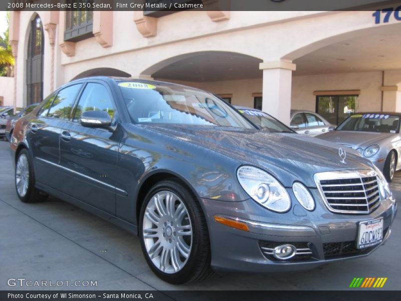 Flint Grey Metallic / Cashmere 2008 Mercedes-Benz E 350 Sedan