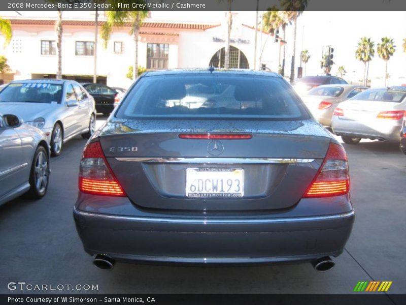 Flint Grey Metallic / Cashmere 2008 Mercedes-Benz E 350 Sedan
