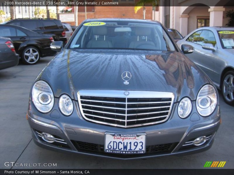 Flint Grey Metallic / Cashmere 2008 Mercedes-Benz E 350 Sedan