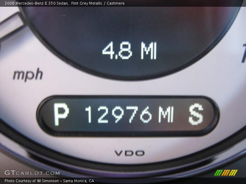 Flint Grey Metallic / Cashmere 2008 Mercedes-Benz E 350 Sedan