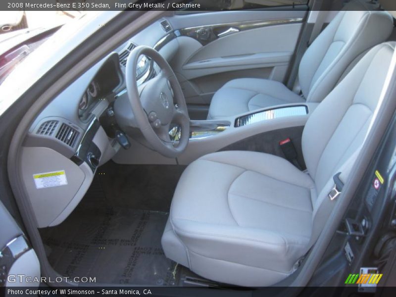 Flint Grey Metallic / Cashmere 2008 Mercedes-Benz E 350 Sedan
