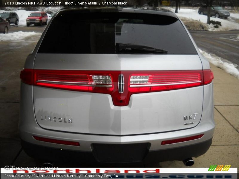 Ingot Silver Metallic / Charcoal Black 2010 Lincoln MKT AWD EcoBoost