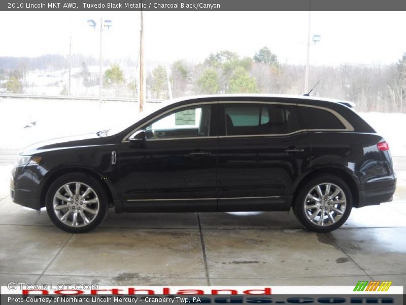 Tuxedo Black Metallic / Charcoal Black/Canyon 2010 Lincoln MKT AWD