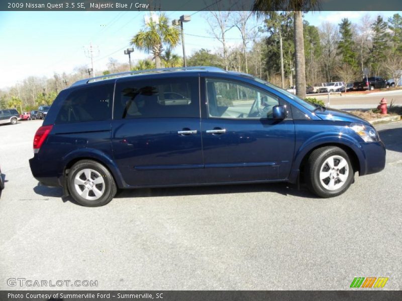 Majestic Blue / Gray 2009 Nissan Quest 3.5 SE