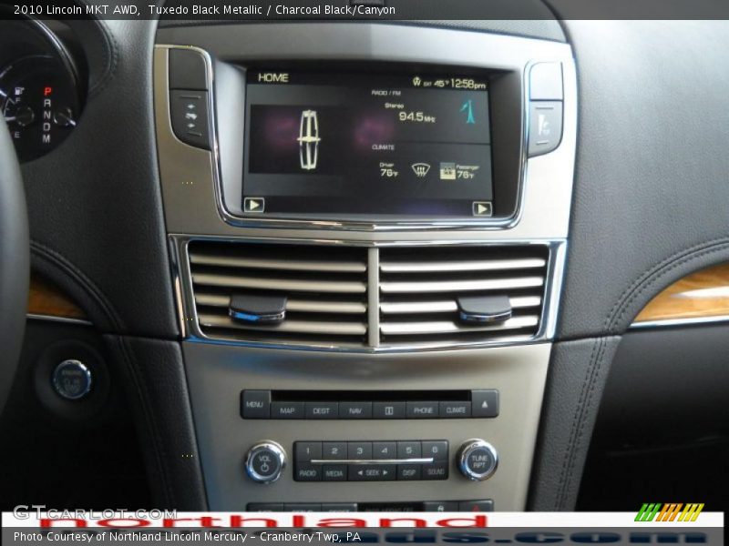 Tuxedo Black Metallic / Charcoal Black/Canyon 2010 Lincoln MKT AWD