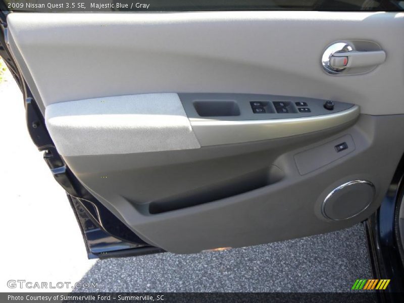 Majestic Blue / Gray 2009 Nissan Quest 3.5 SE