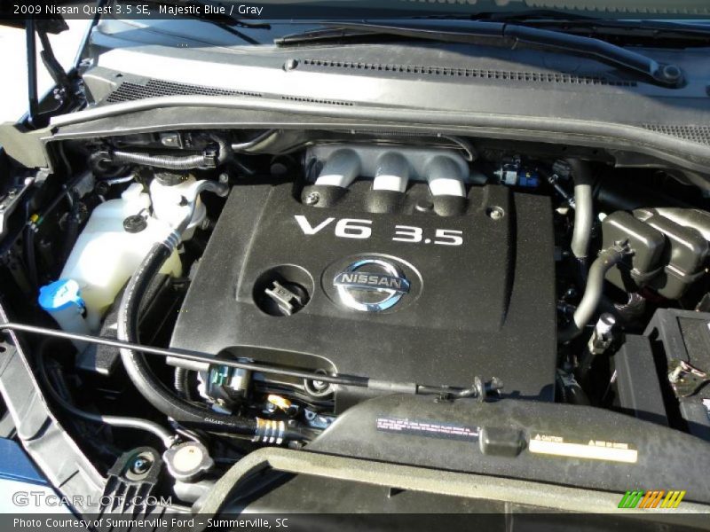 Majestic Blue / Gray 2009 Nissan Quest 3.5 SE