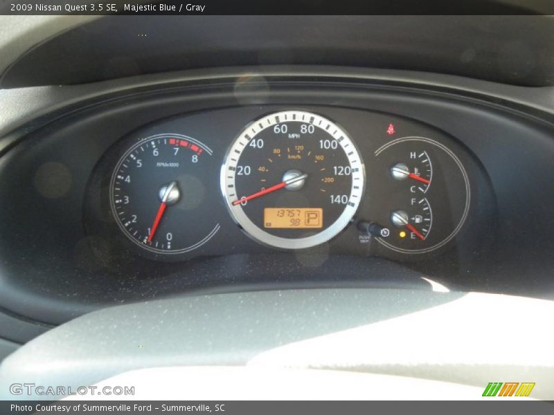 Majestic Blue / Gray 2009 Nissan Quest 3.5 SE