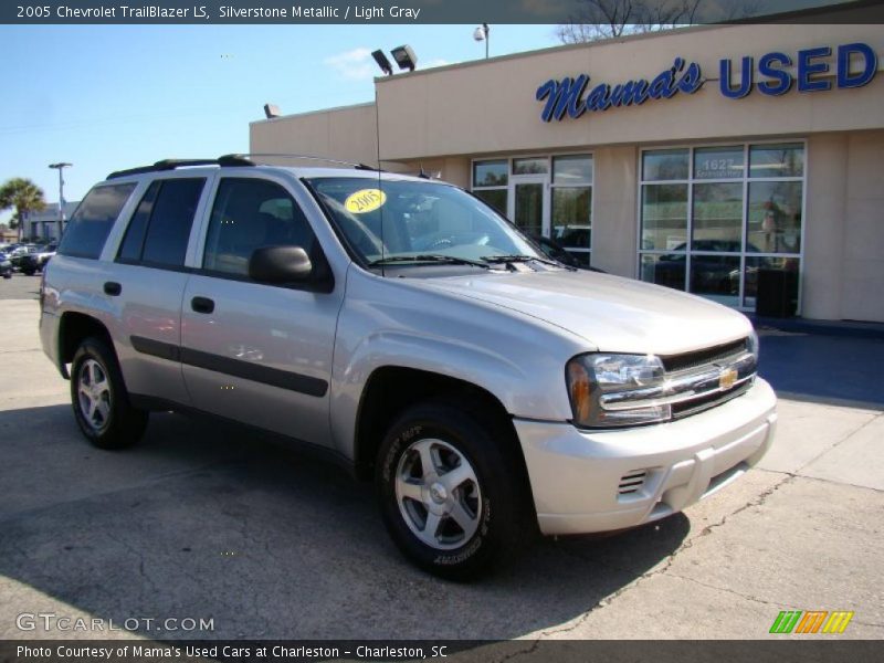 Silverstone Metallic / Light Gray 2005 Chevrolet TrailBlazer LS