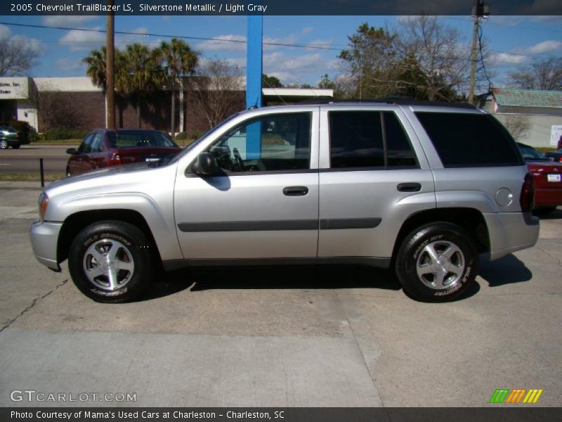 Silverstone Metallic / Light Gray 2005 Chevrolet TrailBlazer LS