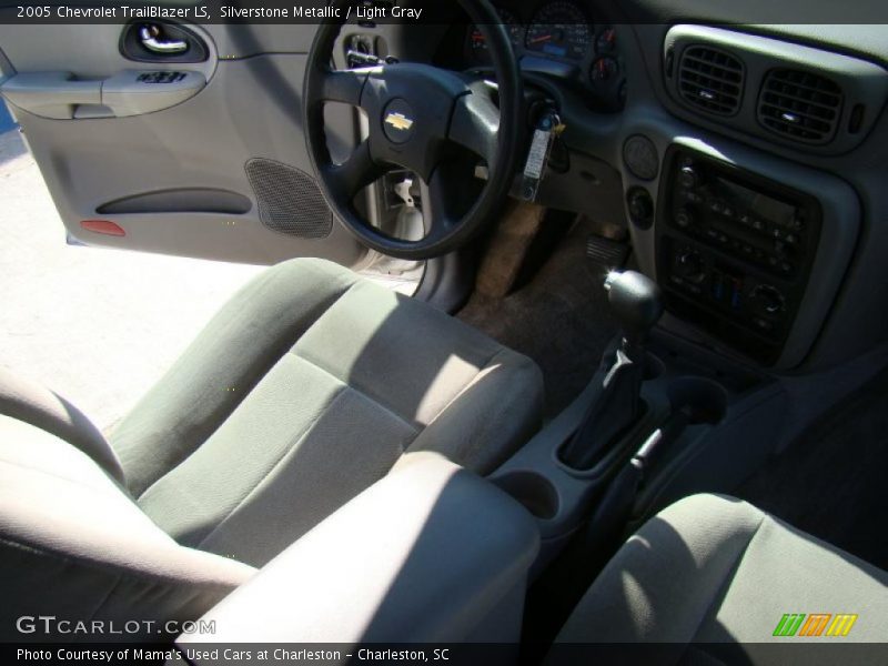 Silverstone Metallic / Light Gray 2005 Chevrolet TrailBlazer LS