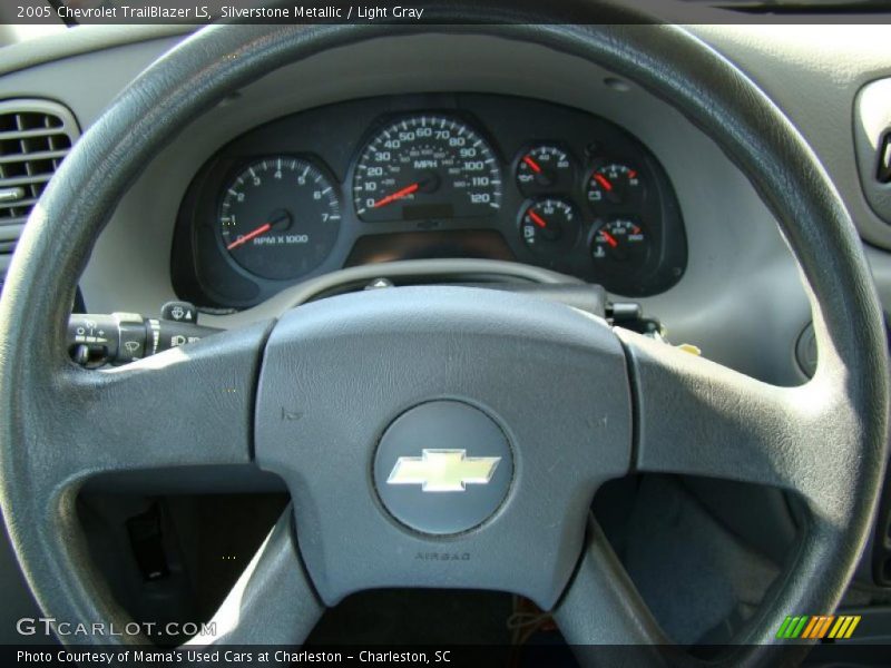 Silverstone Metallic / Light Gray 2005 Chevrolet TrailBlazer LS
