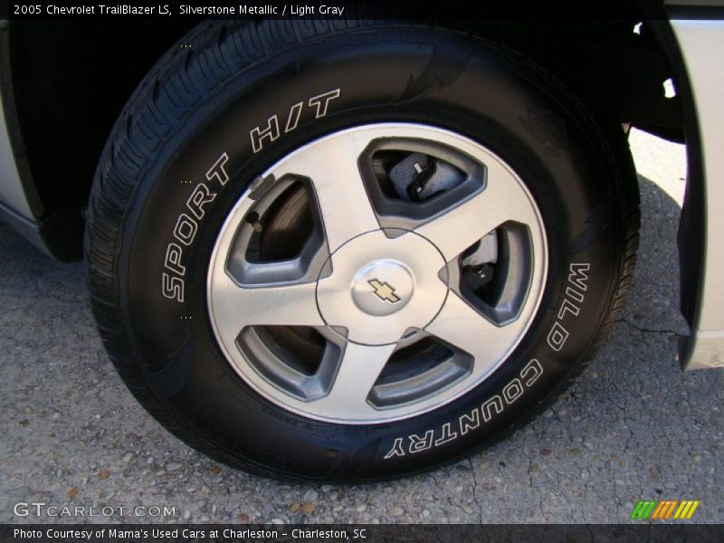 Silverstone Metallic / Light Gray 2005 Chevrolet TrailBlazer LS