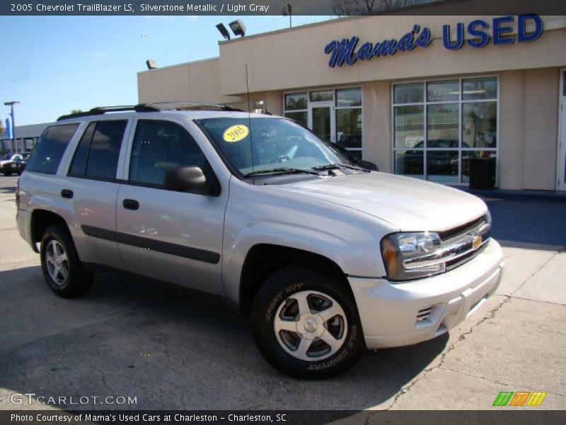Silverstone Metallic / Light Gray 2005 Chevrolet TrailBlazer LS