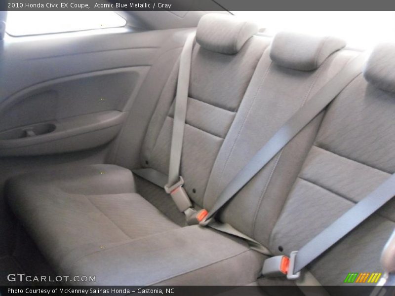 Atomic Blue Metallic / Gray 2010 Honda Civic EX Coupe
