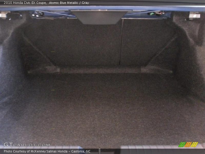 Atomic Blue Metallic / Gray 2010 Honda Civic EX Coupe