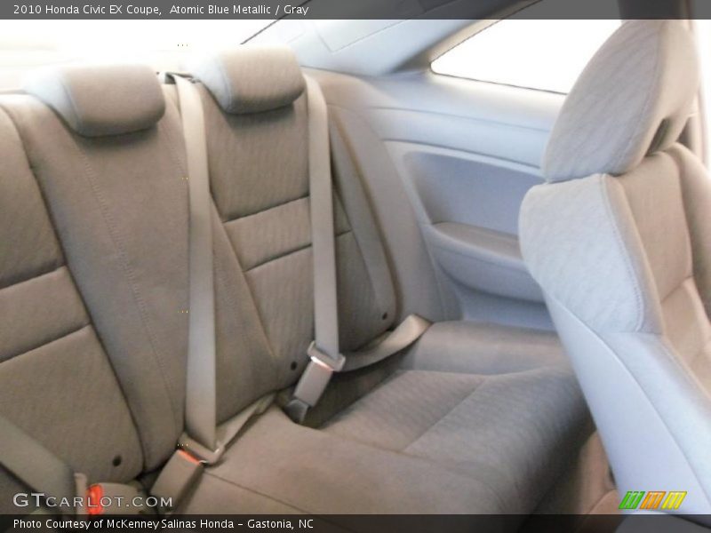 Atomic Blue Metallic / Gray 2010 Honda Civic EX Coupe