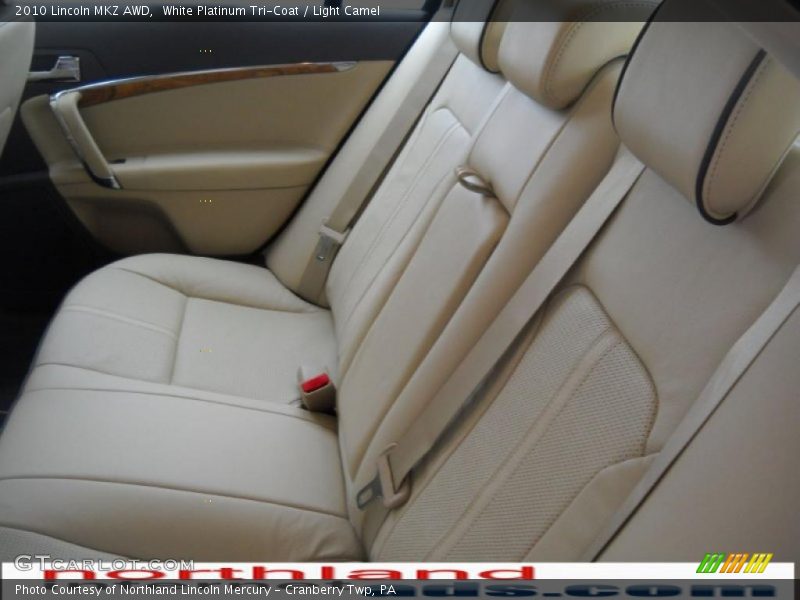 White Platinum Tri-Coat / Light Camel 2010 Lincoln MKZ AWD