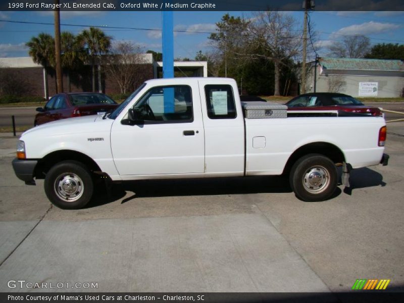 Oxford White / Medium Graphite 1998 Ford Ranger XL Extended Cab