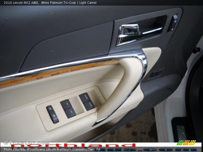 White Platinum Tri-Coat / Light Camel 2010 Lincoln MKZ AWD