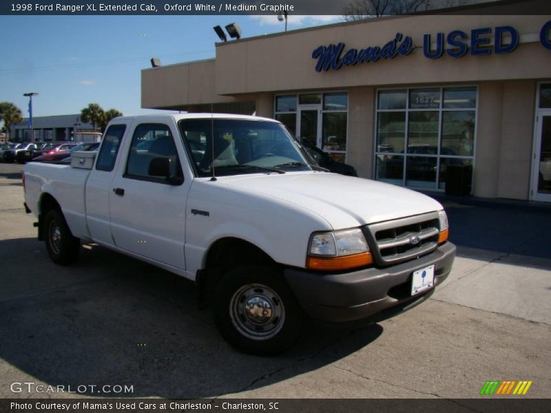 Oxford White / Medium Graphite 1998 Ford Ranger XL Extended Cab