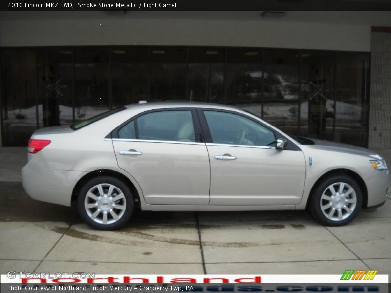 Smoke Stone Metallic / Light Camel 2010 Lincoln MKZ FWD